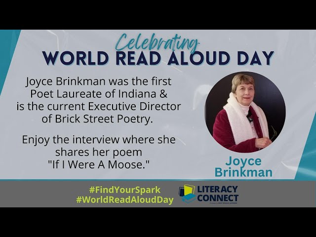 Educator Barnes interviews Indiana's first Poet Laureate Joyce Brinkman.  She reads & talks about her poem 