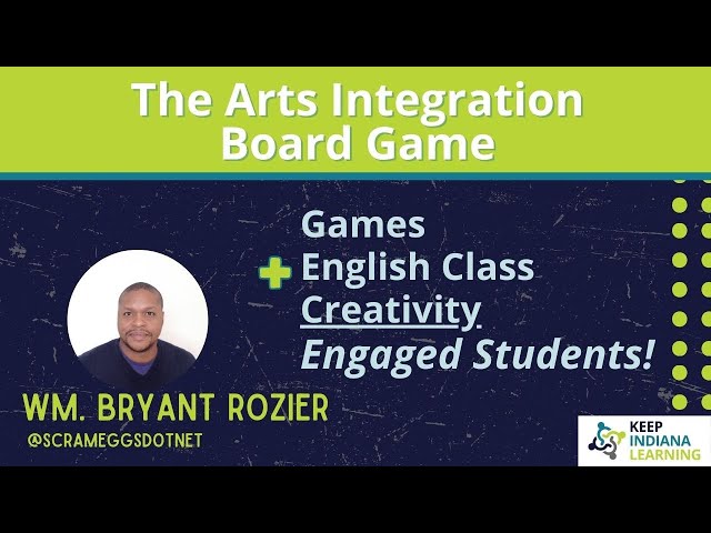 Kids love games.  How do you combine games, with English class principles, with film making?  William Bryant Rozier has a lesson ready to go!
